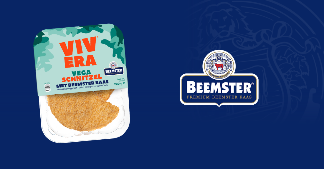 Nieuw: Vivera vega schnitzel met Beemster kaas