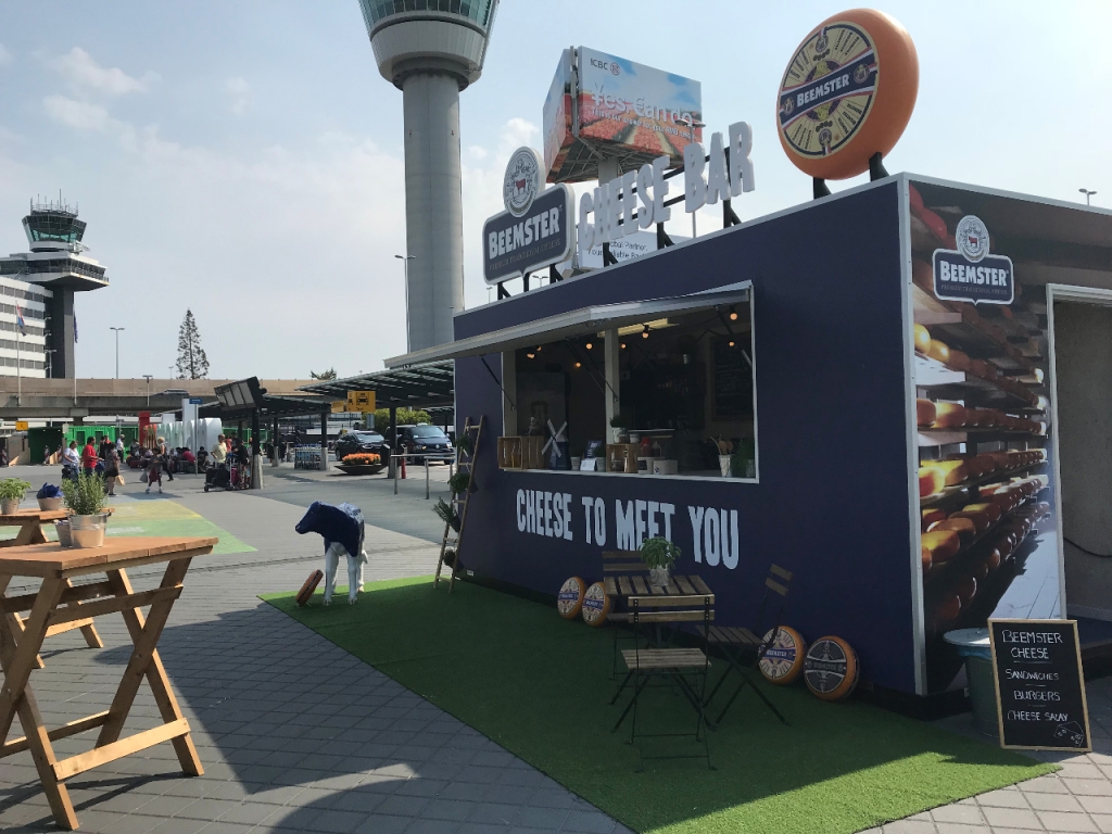 Beemster Cheese Bar op luchthaven Schiphol