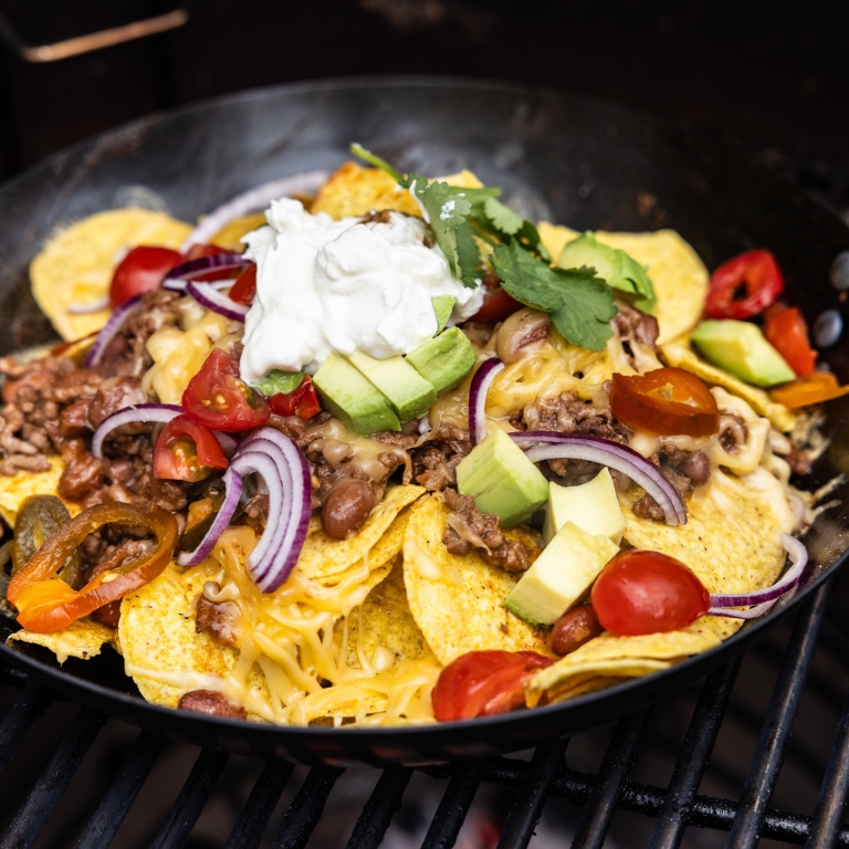 loaded nacho's met beemster kaas