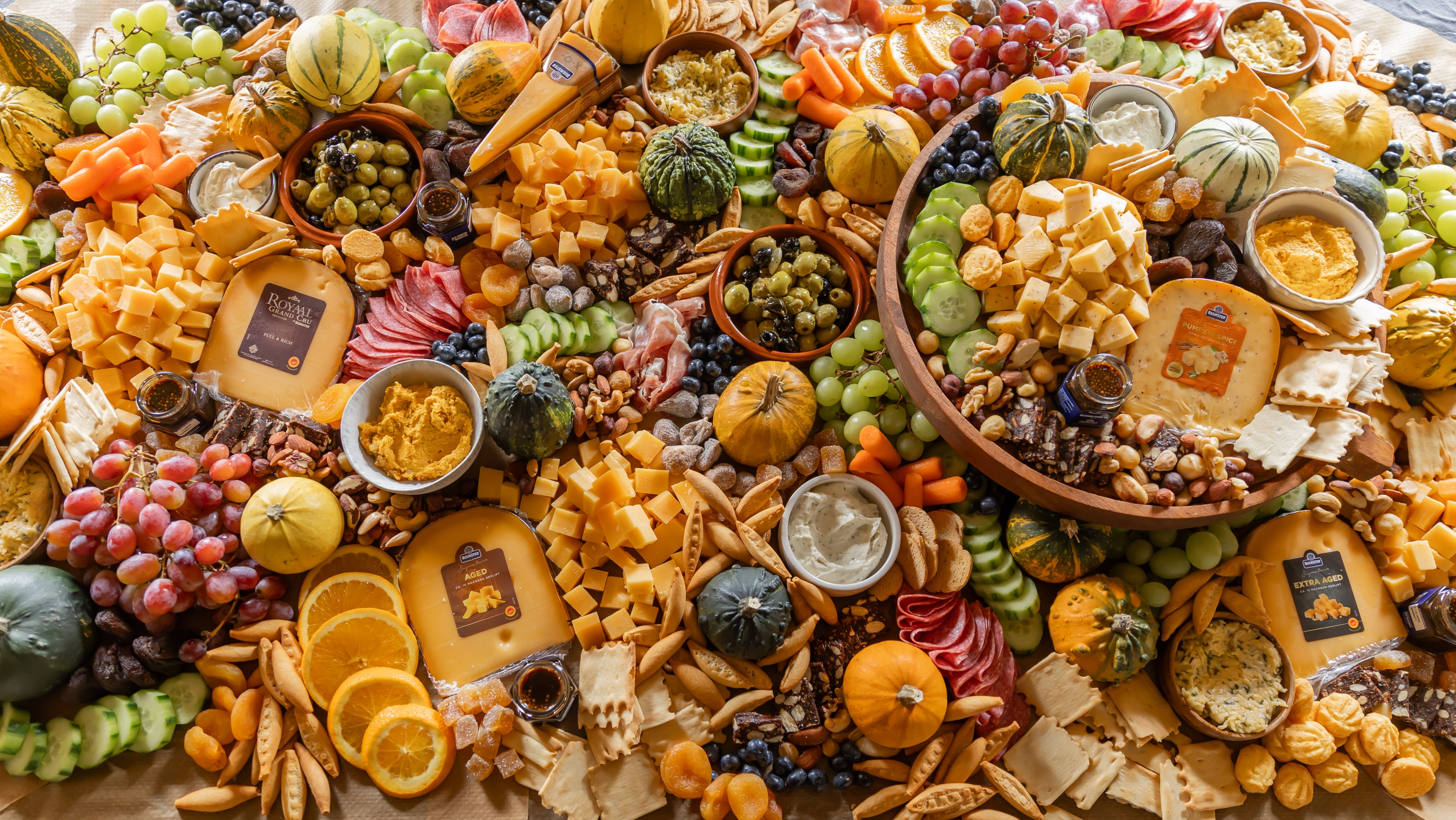 grazing table borreltafel met kaas