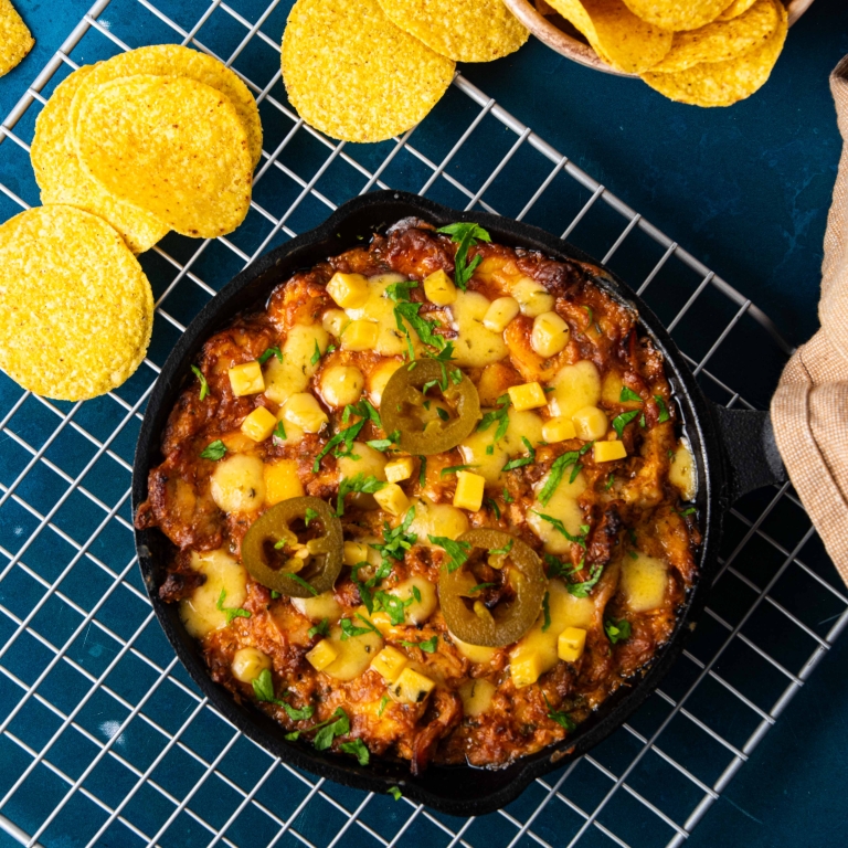 Beemster barbecue chicken dip