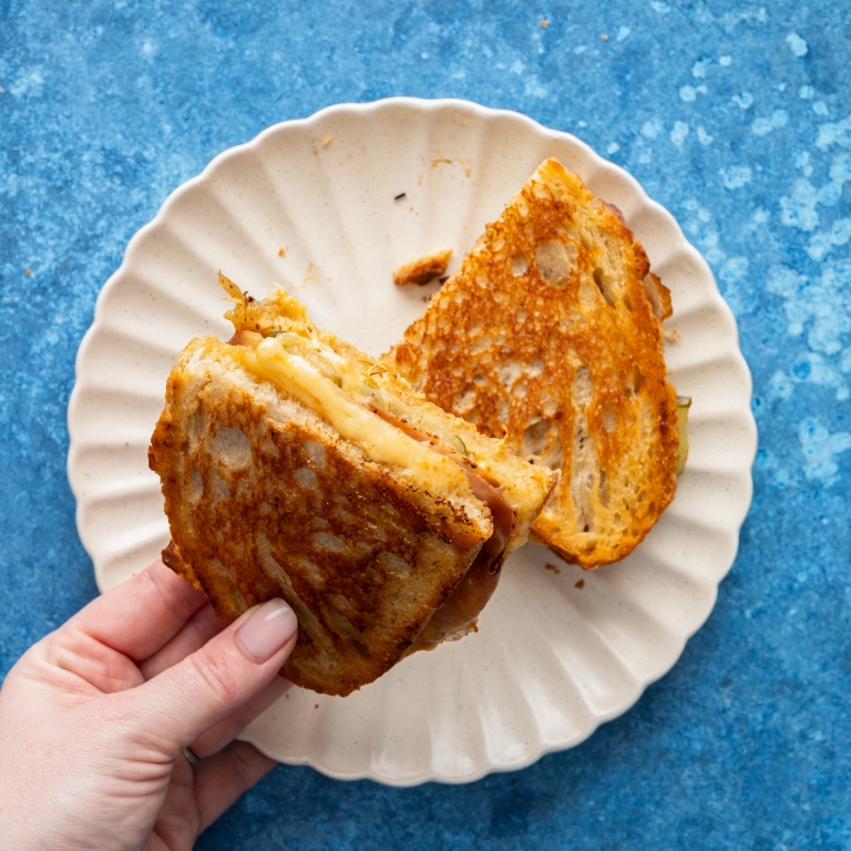Cubano tosti met ham augurk en Beemster® Royaal kaas