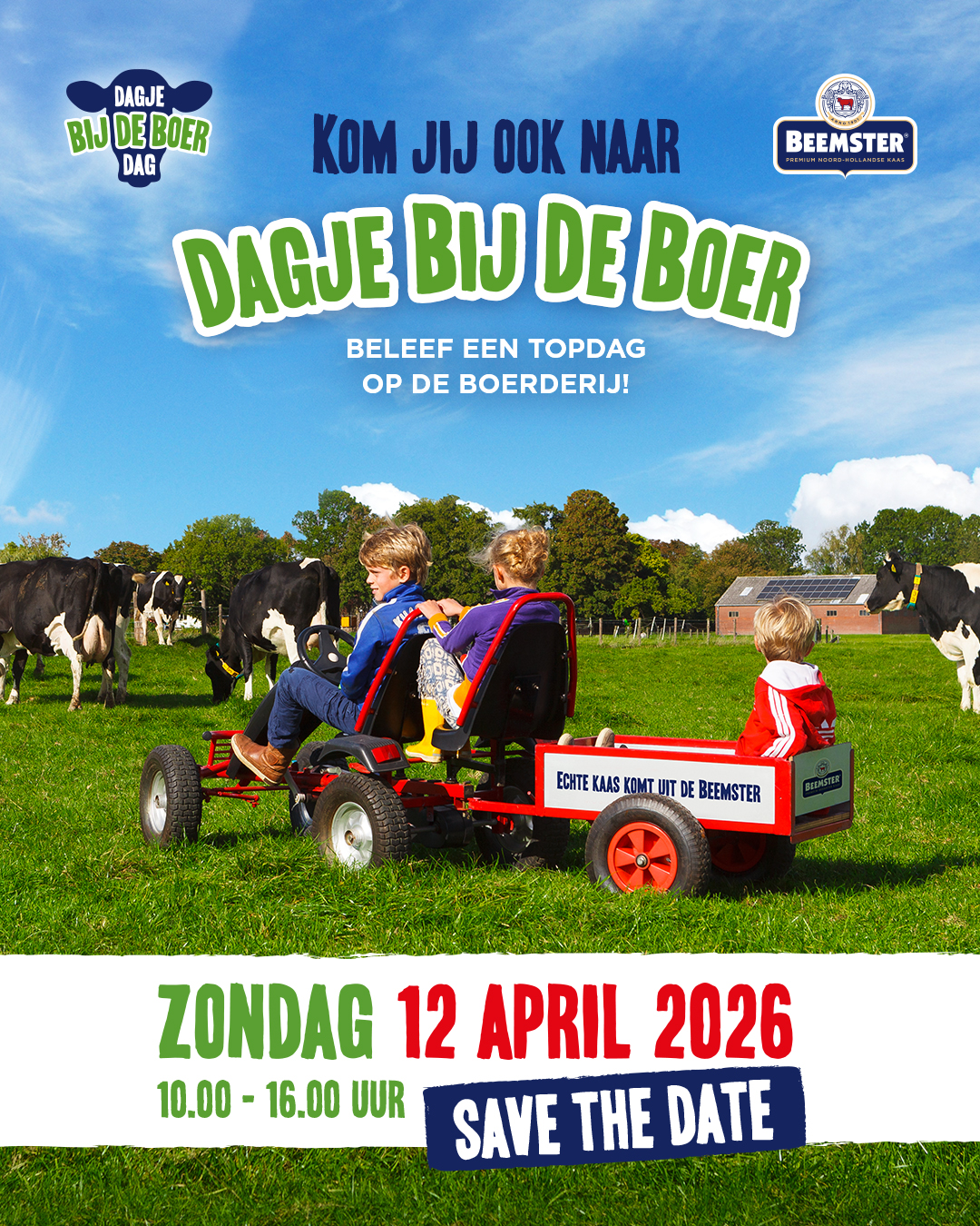 Dagje Bij De Boer Dag – save the date: 12 april 2026