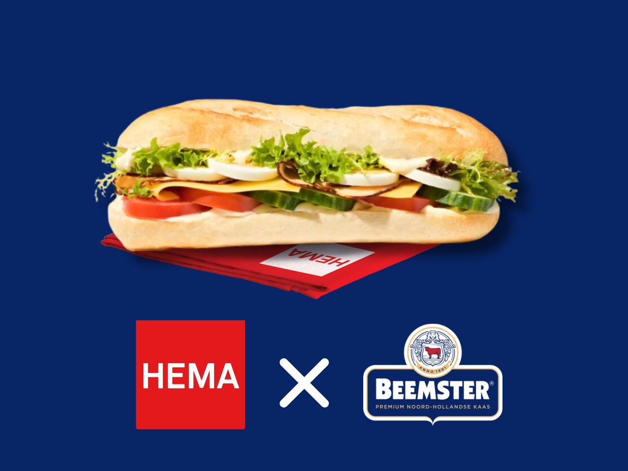 HEMA-broodjes vanaf nu belegd met Beemster® kaas.